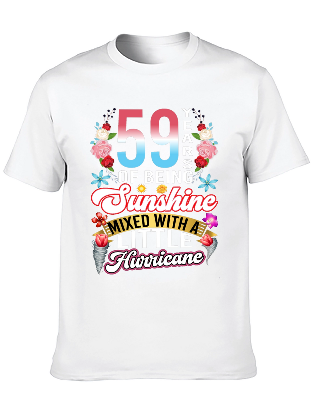 Camiseta 59 Años Sunshine Hurricane