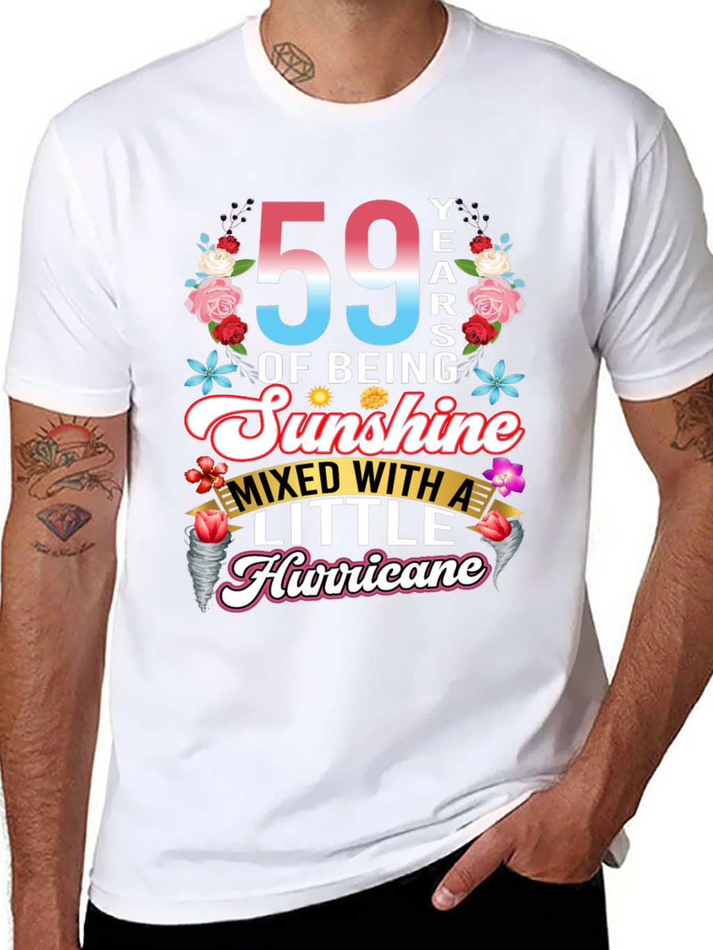 Camiseta 59 Años Sunshine Hurricane