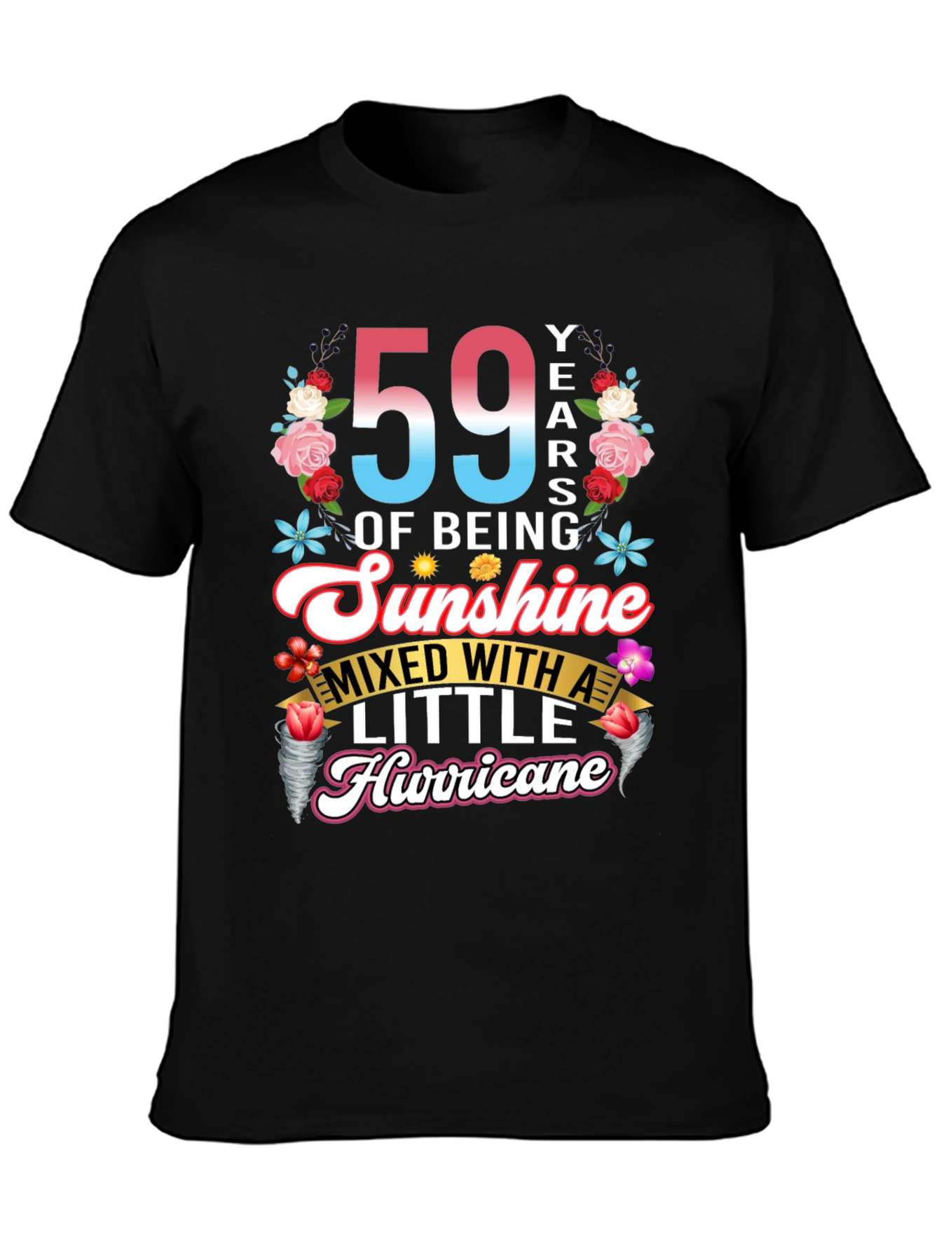 Camiseta 59 Años Sunshine Hurricane