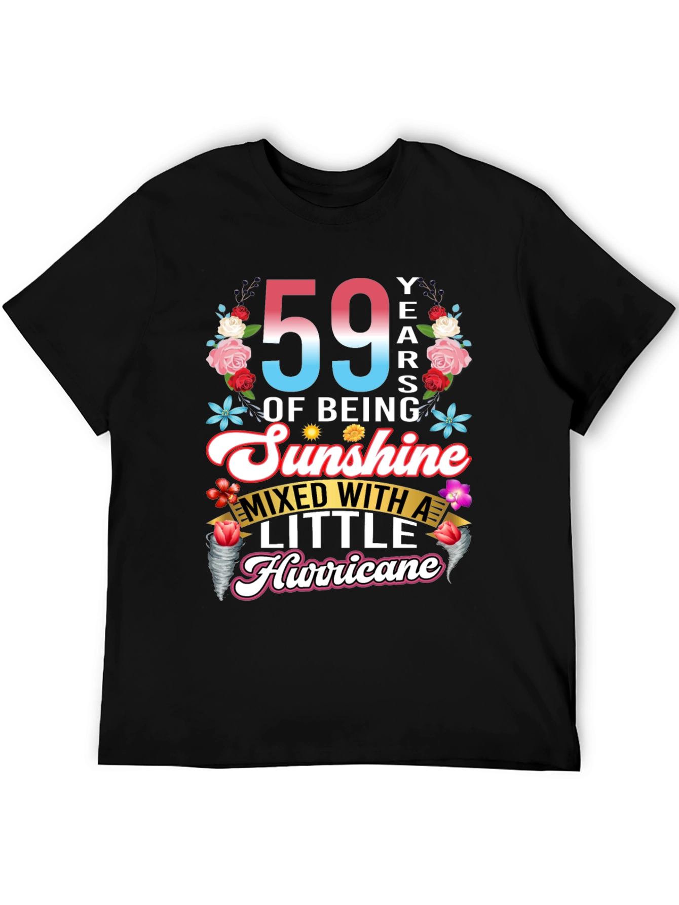 Camiseta 59 Años Sunshine Hurricane