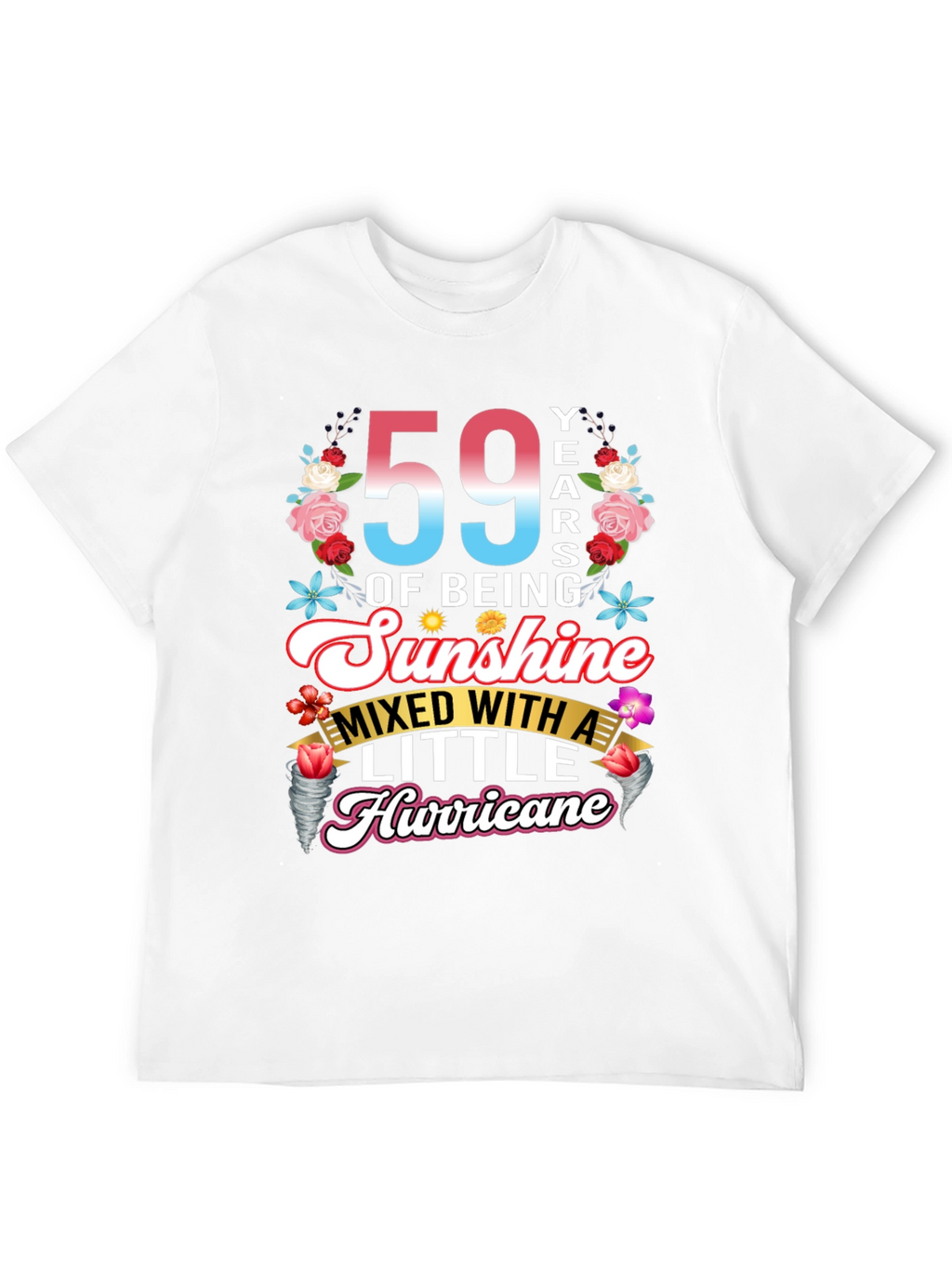 Camiseta 59 Años Sunshine Hurricane