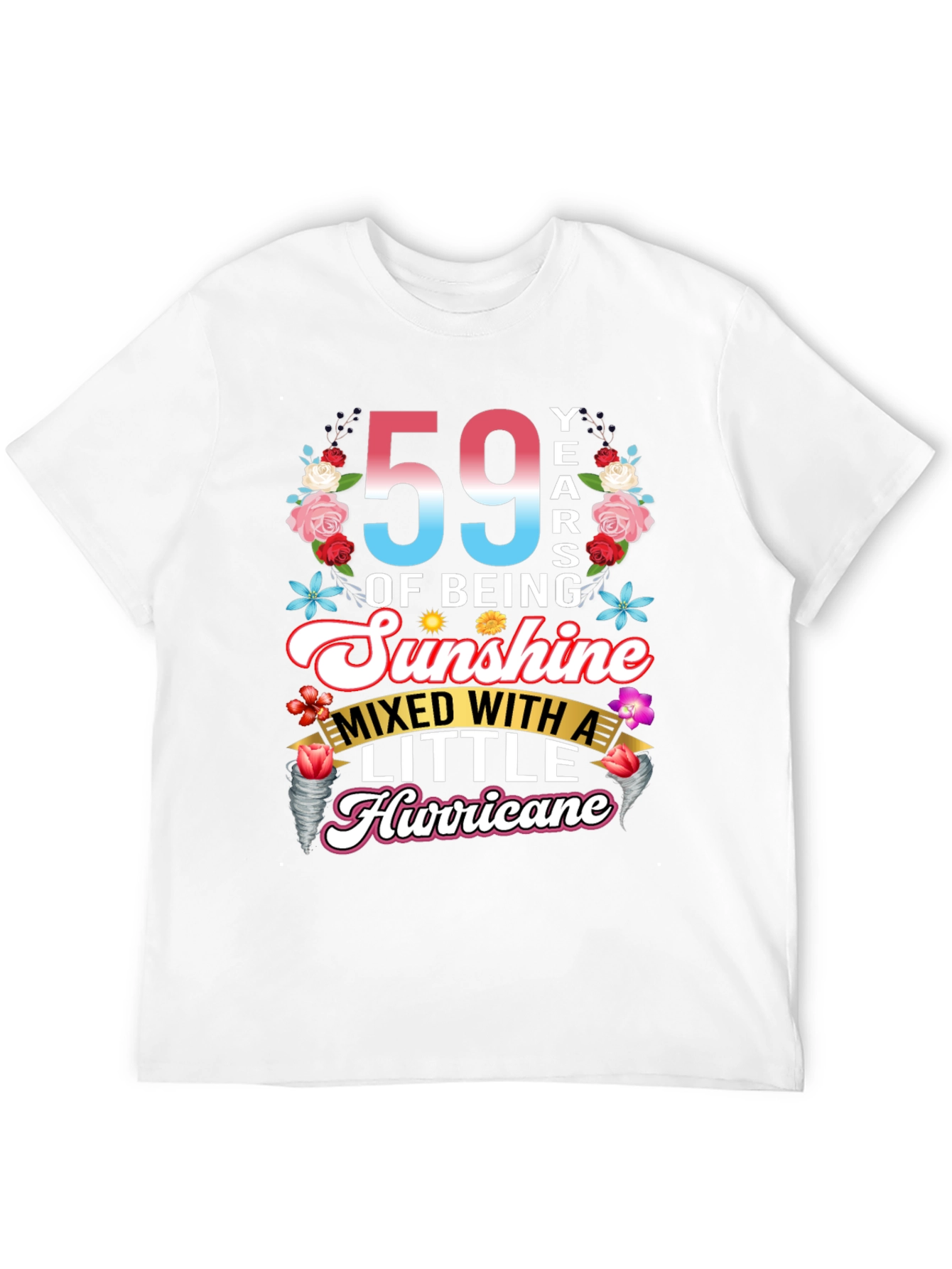 Camiseta 59 Años Sunshine Hurricane