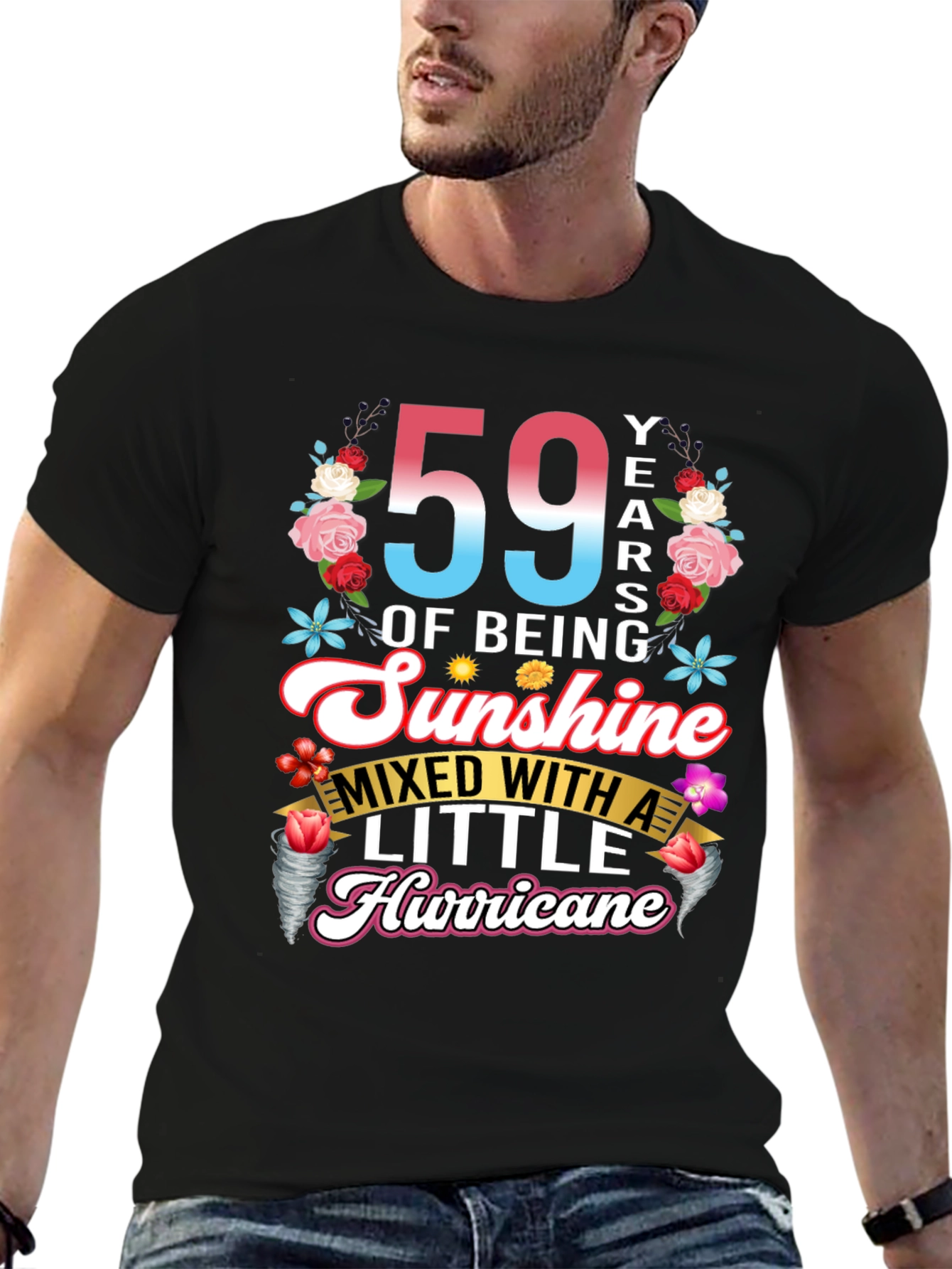 Camiseta 59 Años Sunshine Hurricane