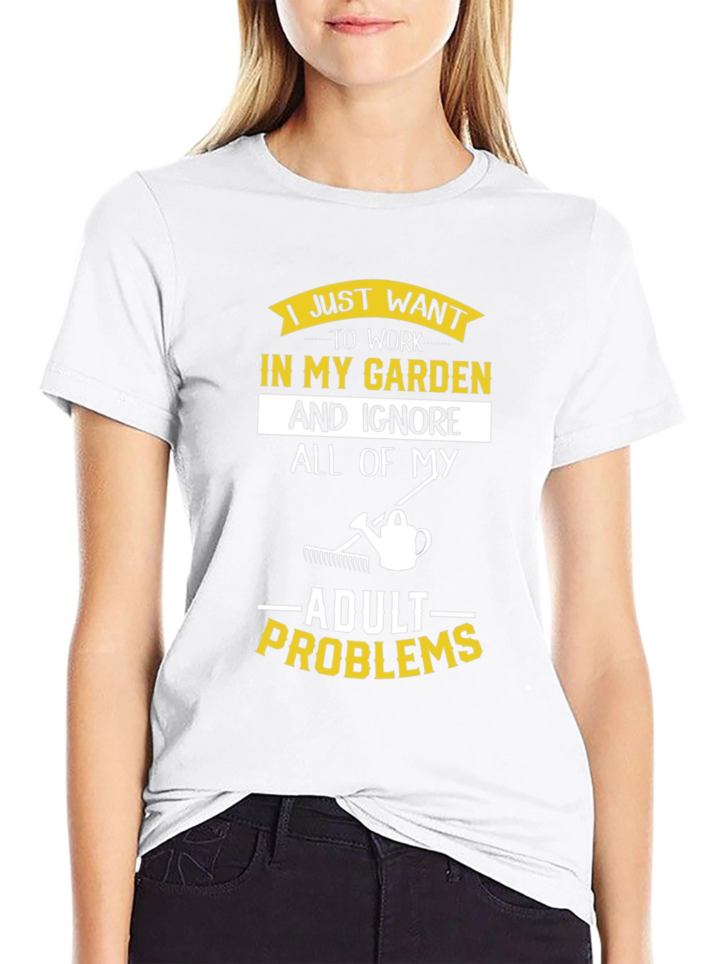 Camiseta Jardinero Ignora Problemas Adultos