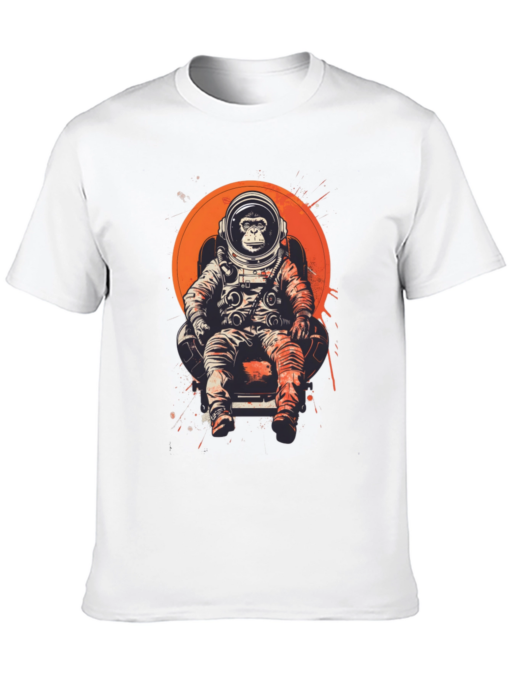 Camiseta Hombre: Mono Astronauta Espacial