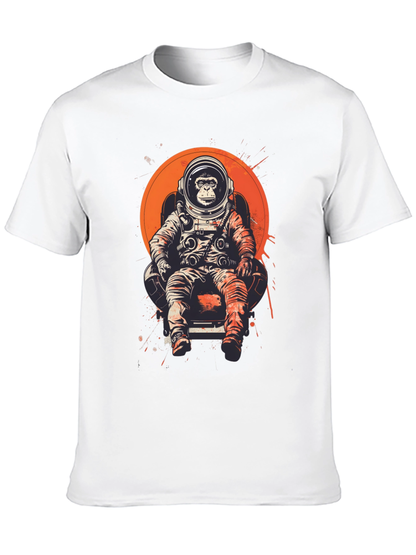 Camiseta Hombre: Mono Astronauta Espacial