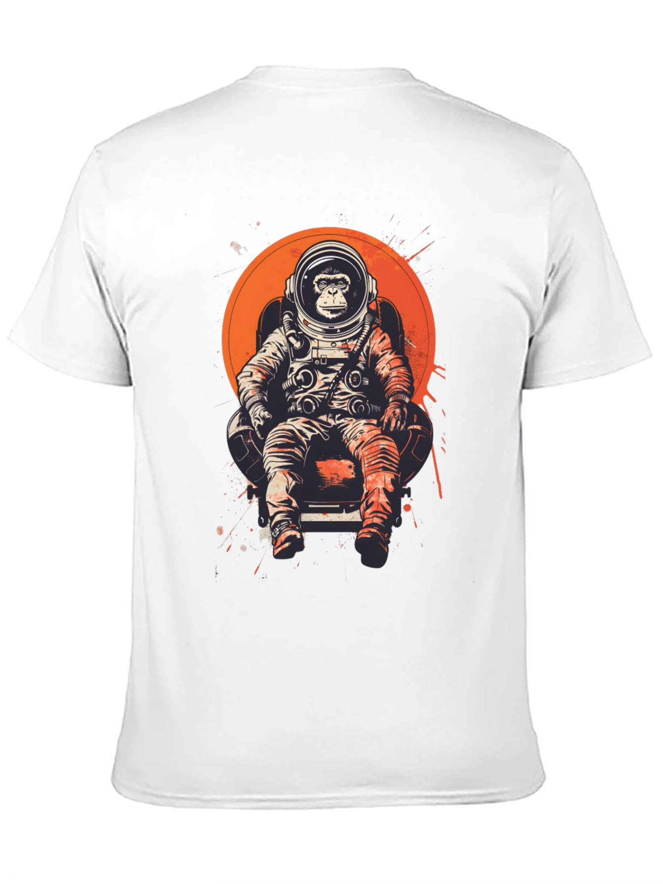 Camiseta Hombre: Mono Astronauta Espacial