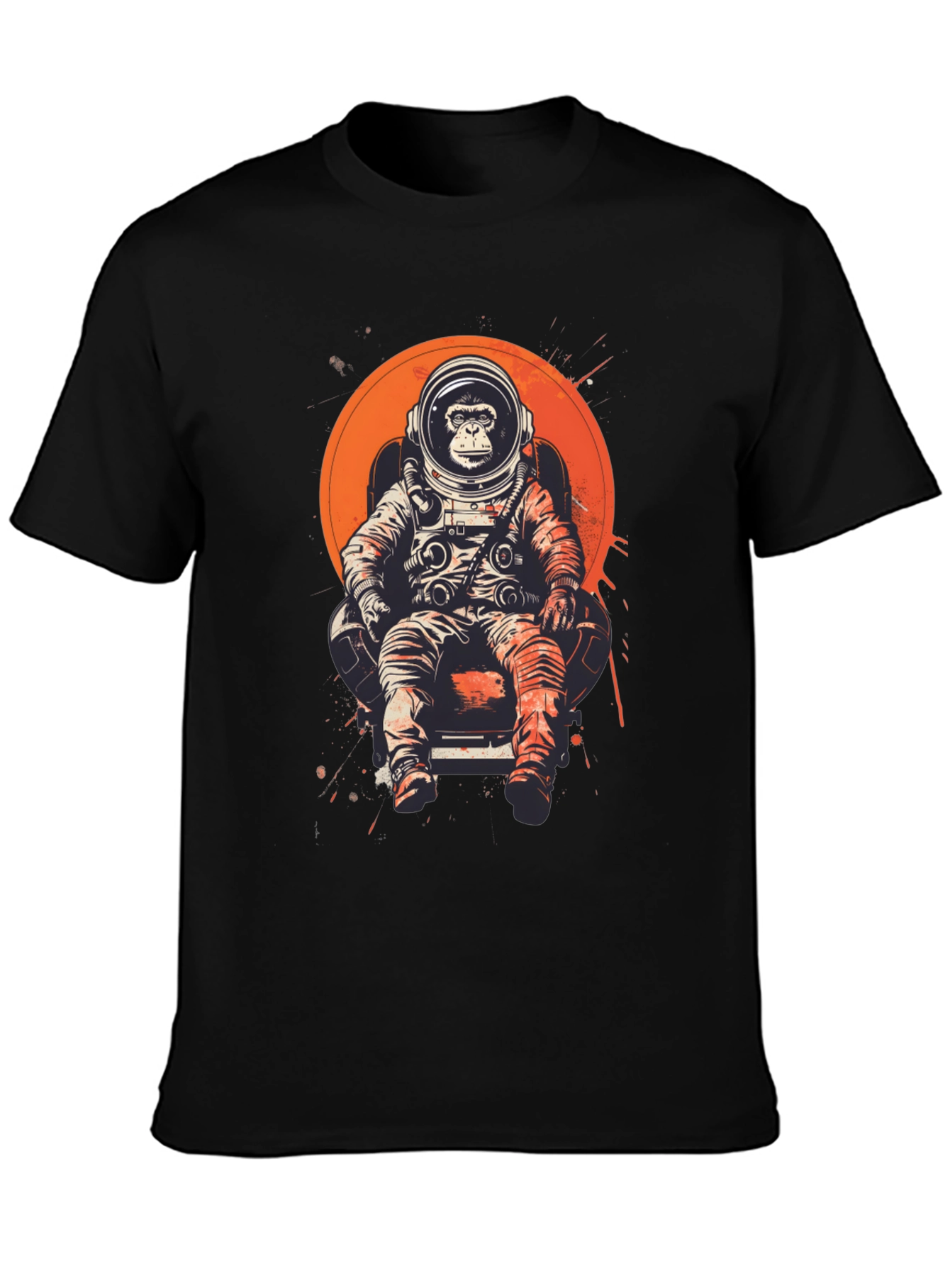 Camiseta Hombre: Mono Astronauta Espacial