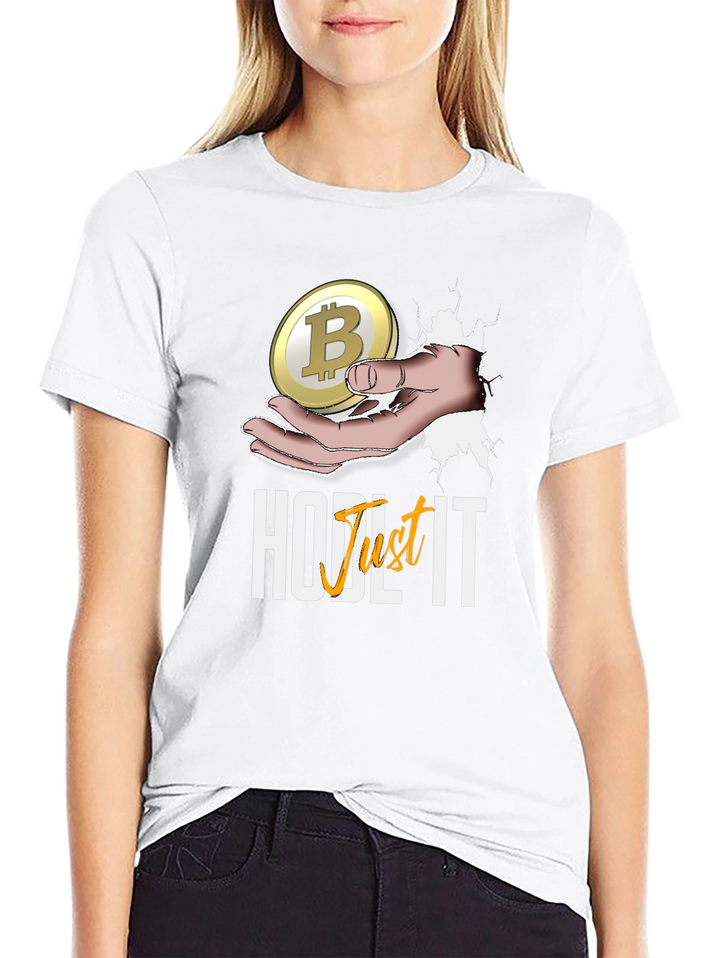 Camiseta Bitcoin HODL IT - Criptomoneda