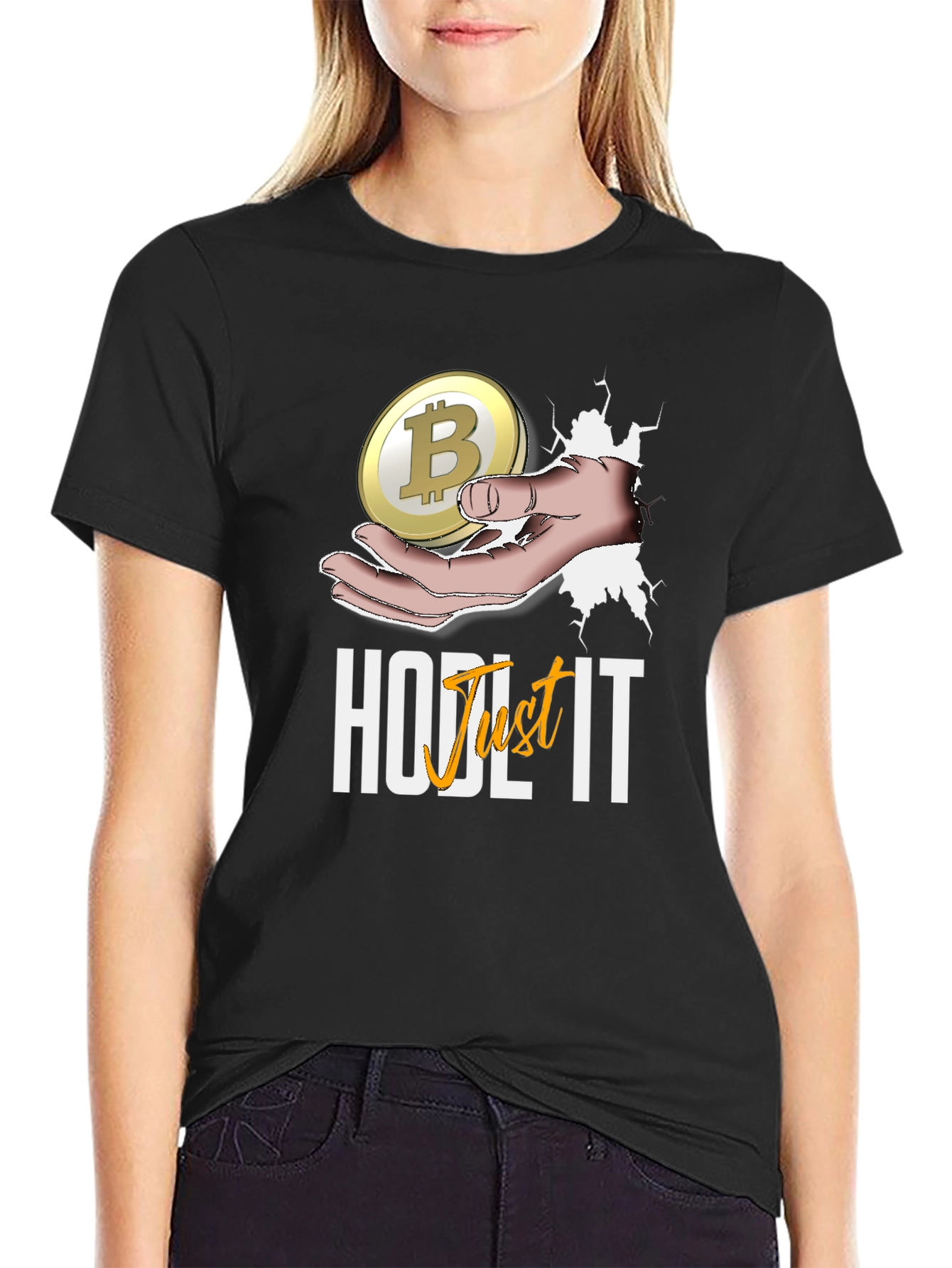 Camiseta Bitcoin HODL IT - Criptomoneda