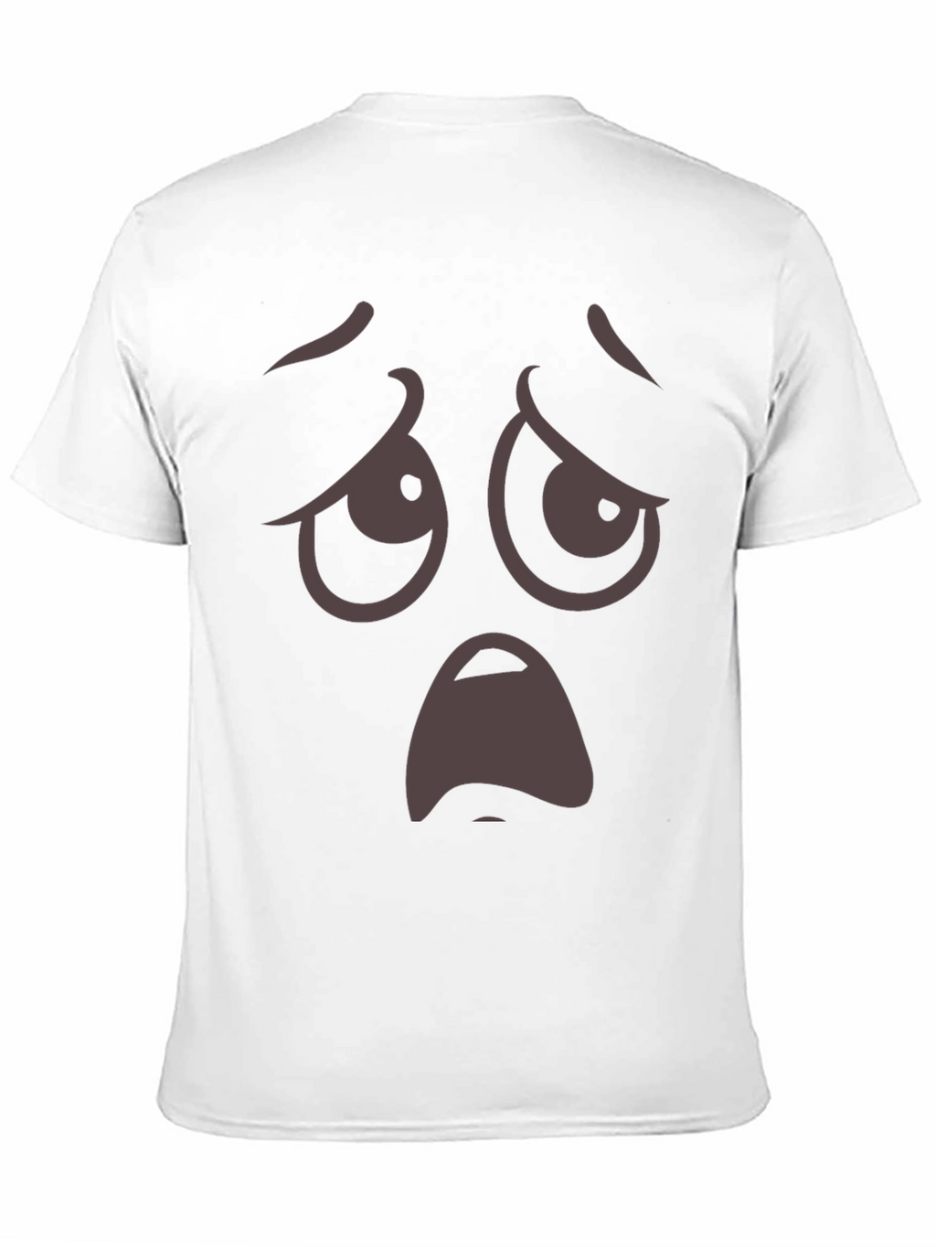 Camiseta Negra con Cara Triste