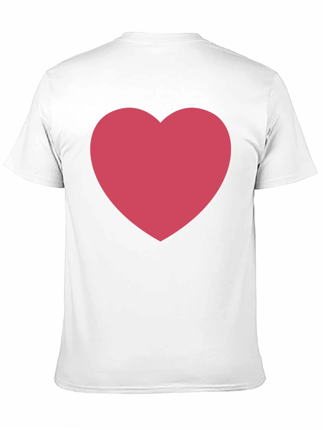 Camiseta Negra con Corazón Rojo - Estilo Casual