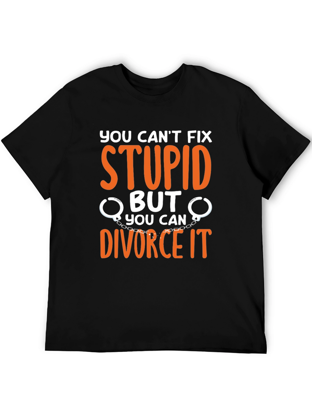 Camiseta Divertida: Divorcia la Estupidez
