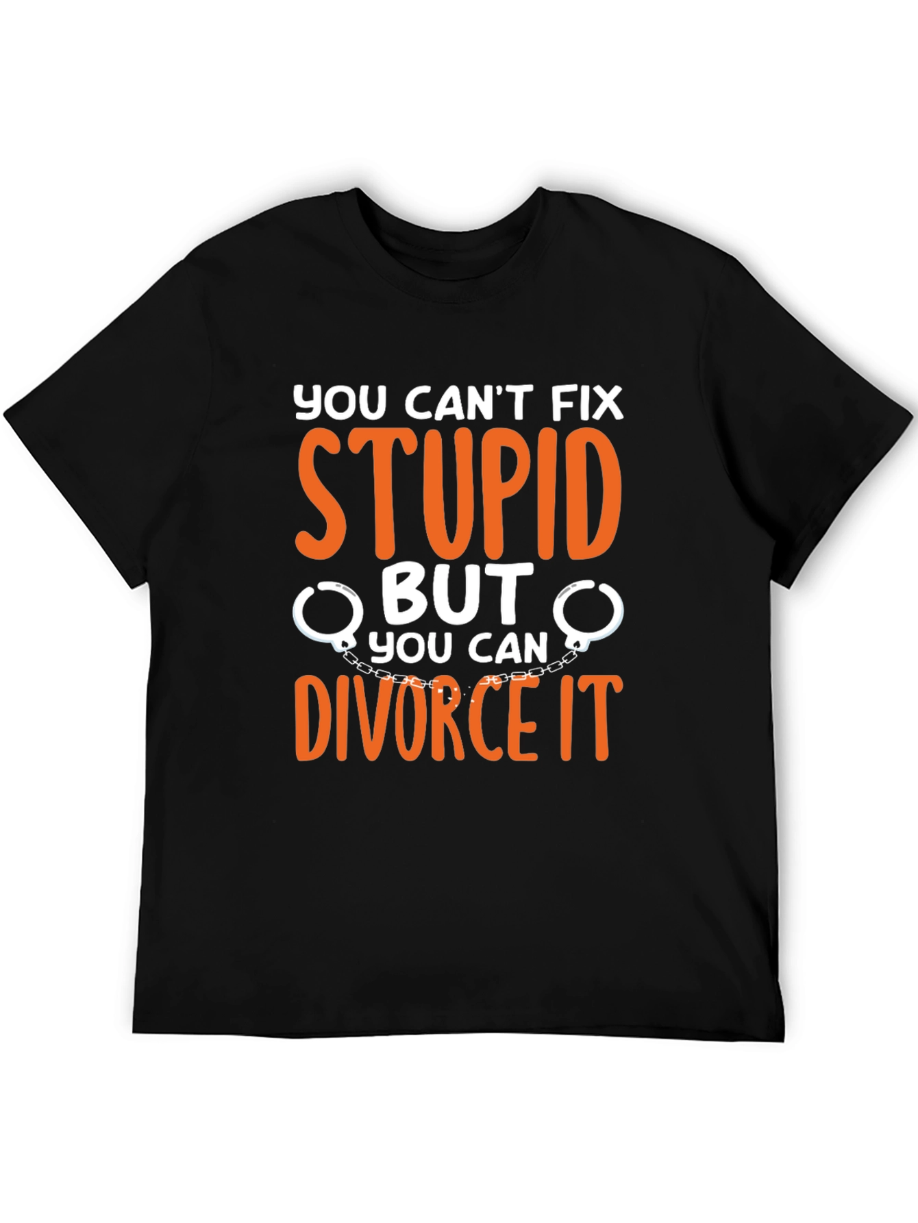 Camiseta Divertida: Divorcia la Estupidez