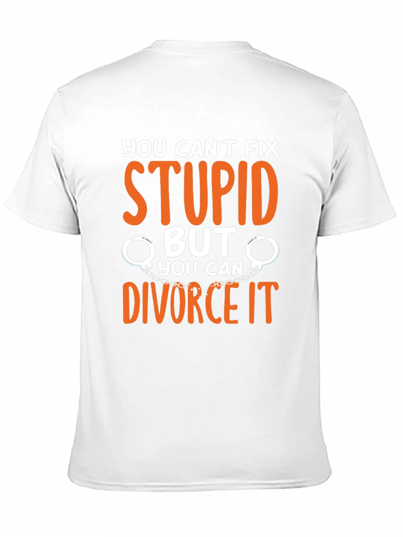 Camiseta Divertida: Divorcia la Estupidez