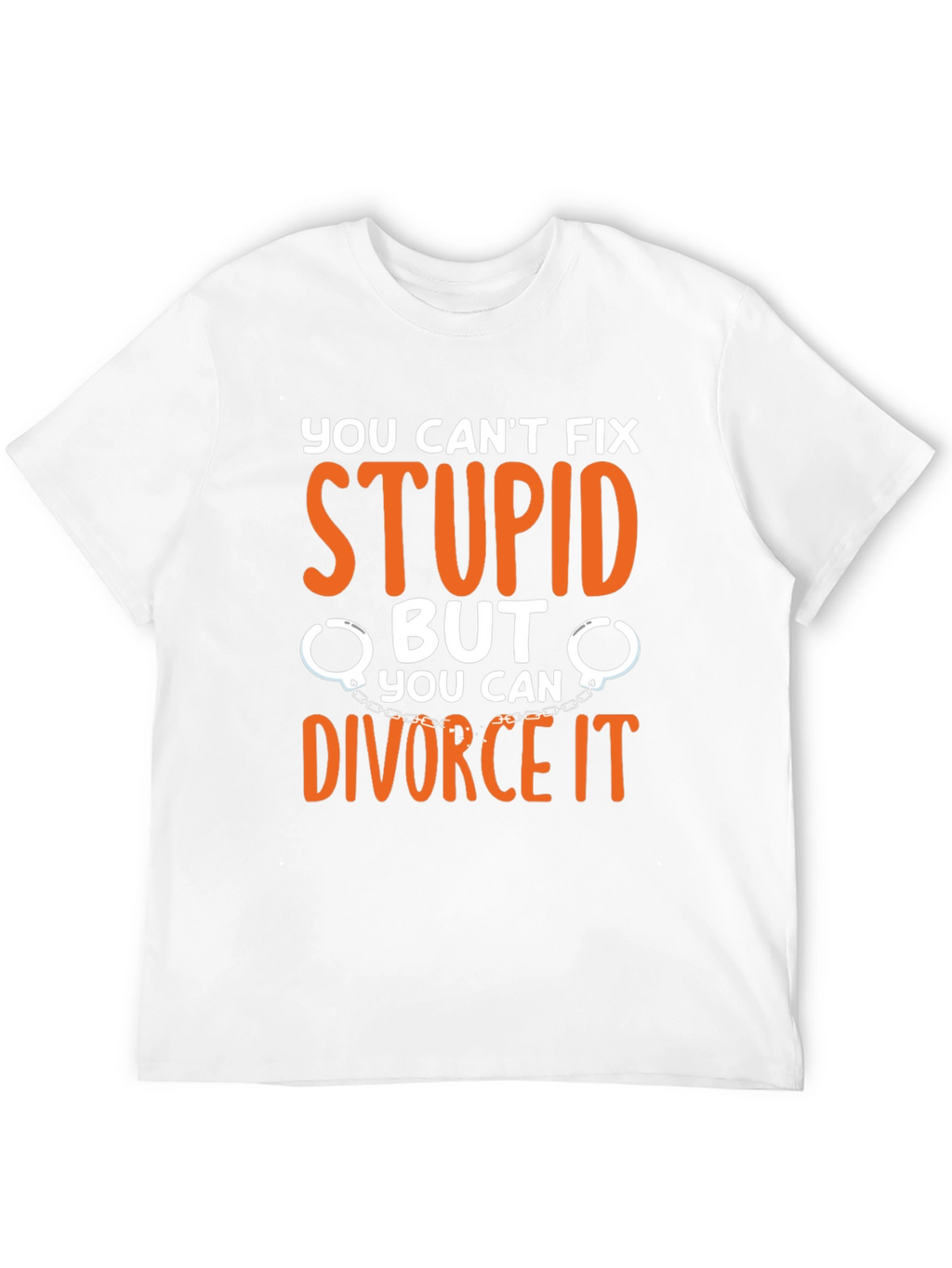 Camiseta Divertida: Divorcia la Estupidez
