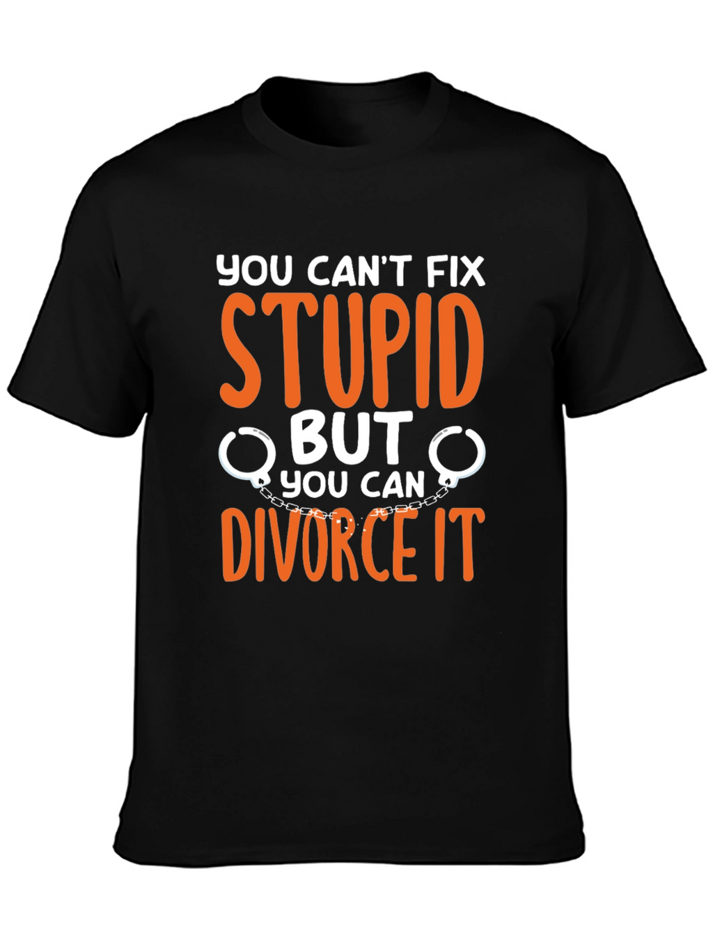 Camiseta Divertida: Divorcia la Estupidez