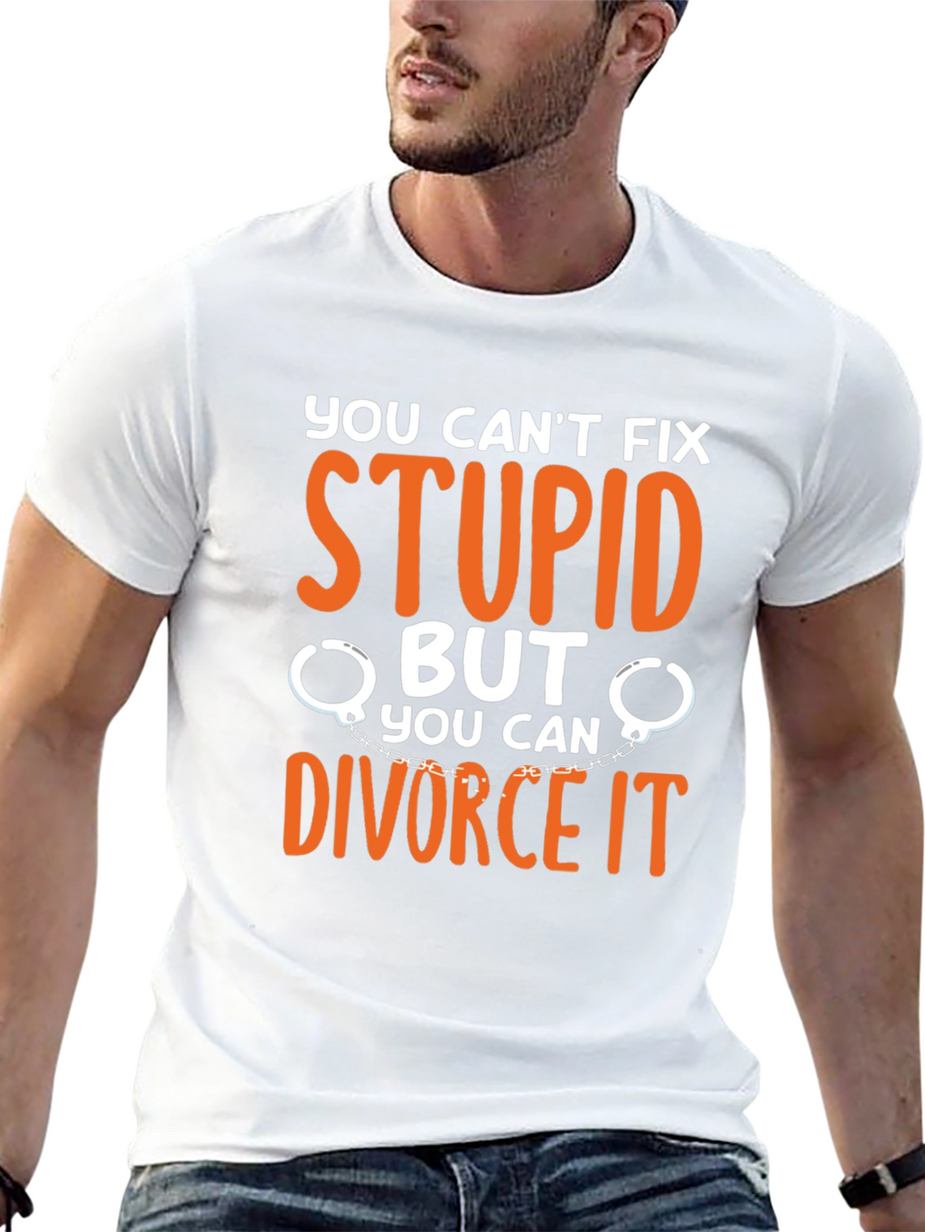 Camiseta Divertida: Divorcia la Estupidez