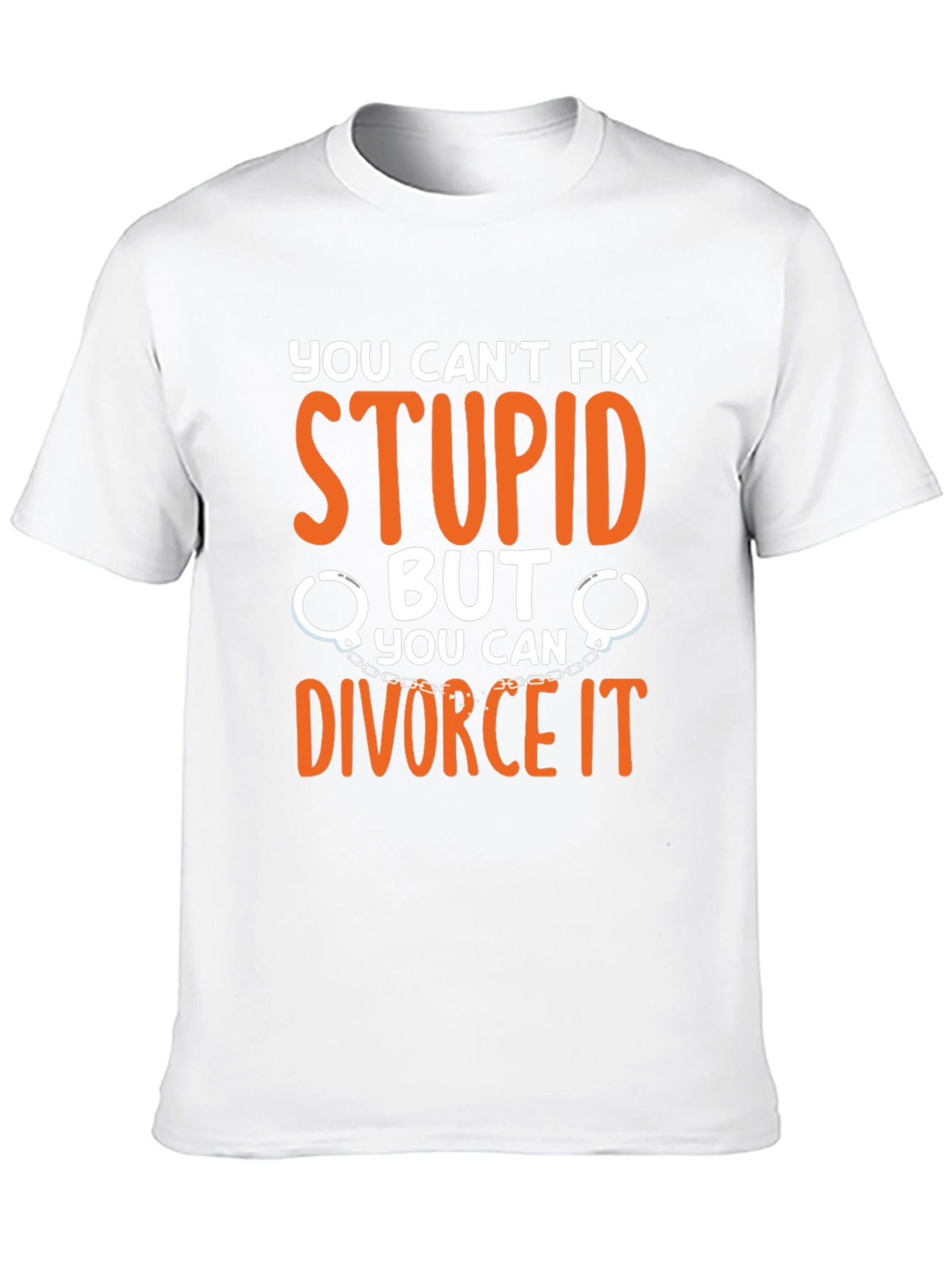 Camiseta Divertida: Divorcia la Estupidez