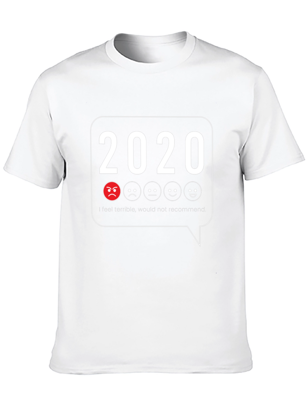 Camiseta Humorística 2020: ¡No la Recomiendo!