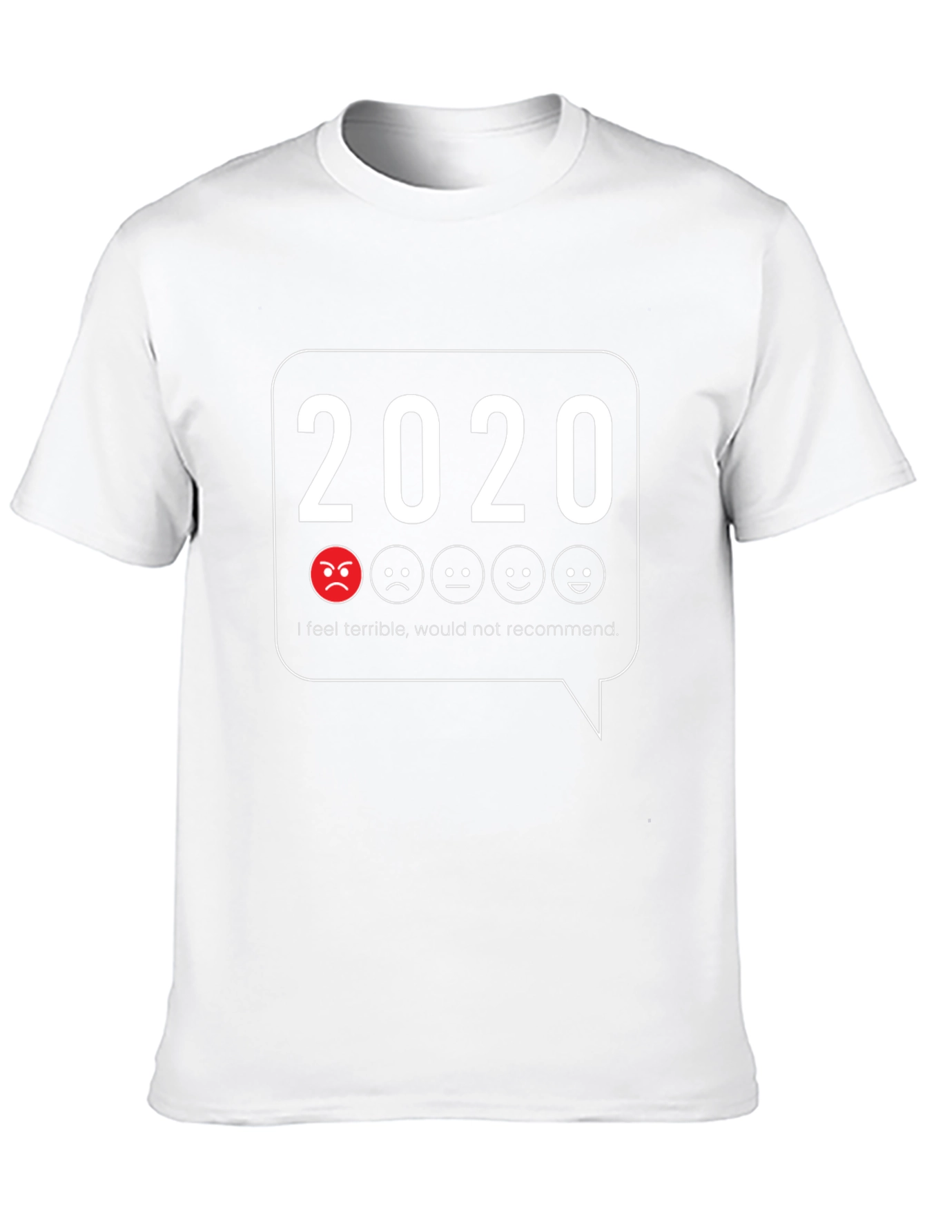 Camiseta Humorística 2020: ¡No la Recomiendo!