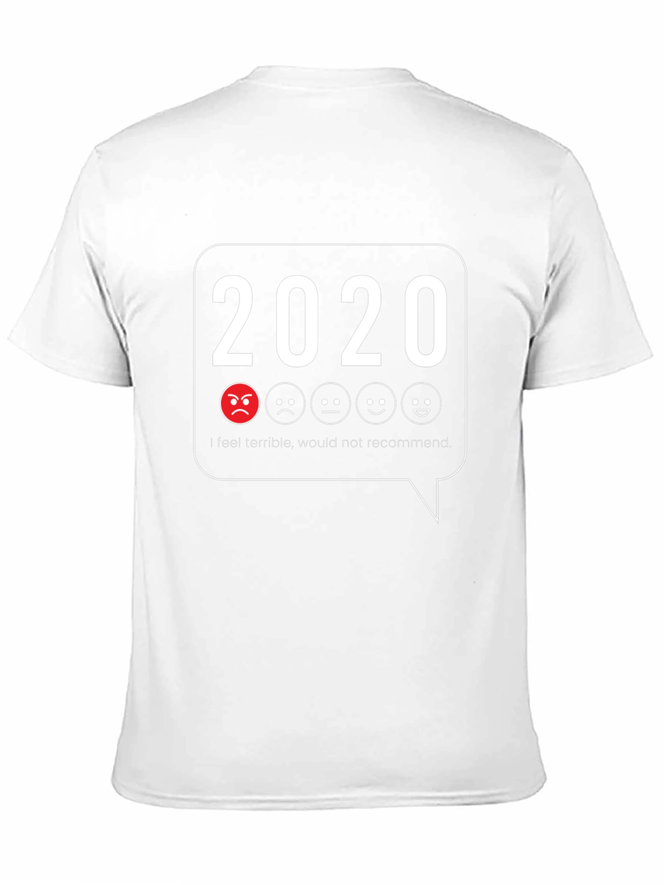 Camiseta Humorística 2020: ¡No la Recomiendo!