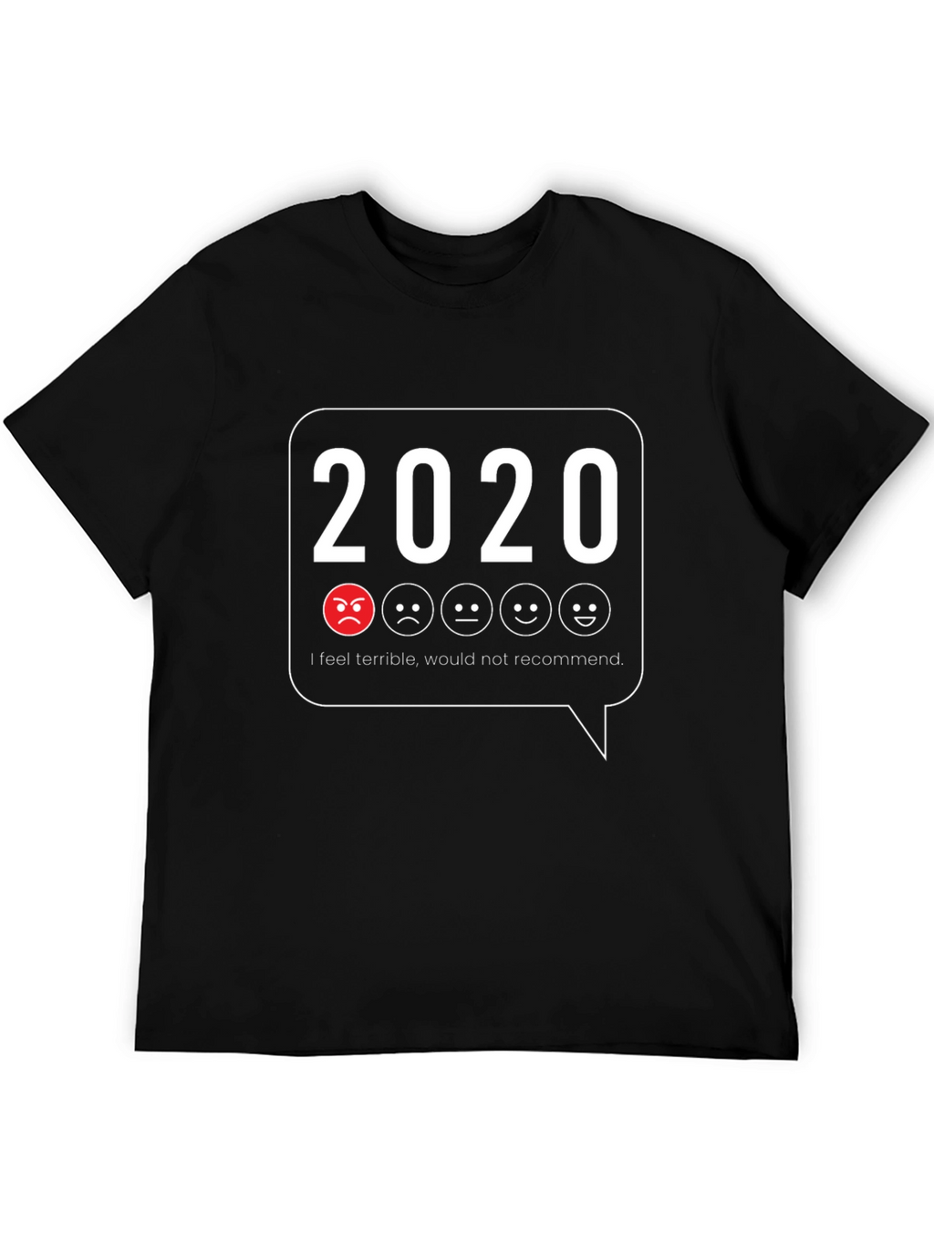 Camiseta Humorística 2020: ¡No la Recomiendo!