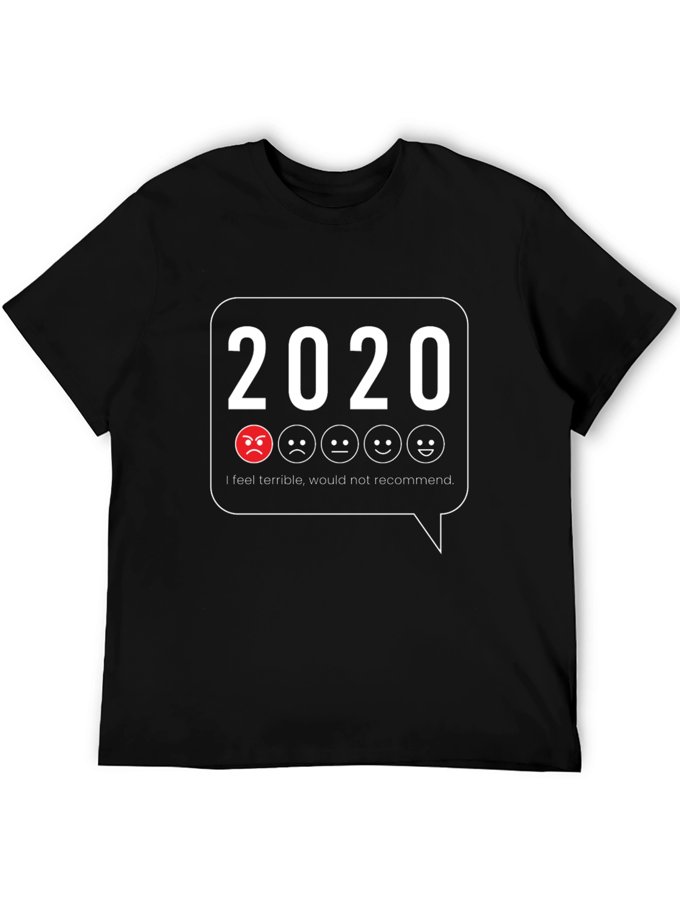 Camiseta Humorística 2020: ¡No la Recomiendo!