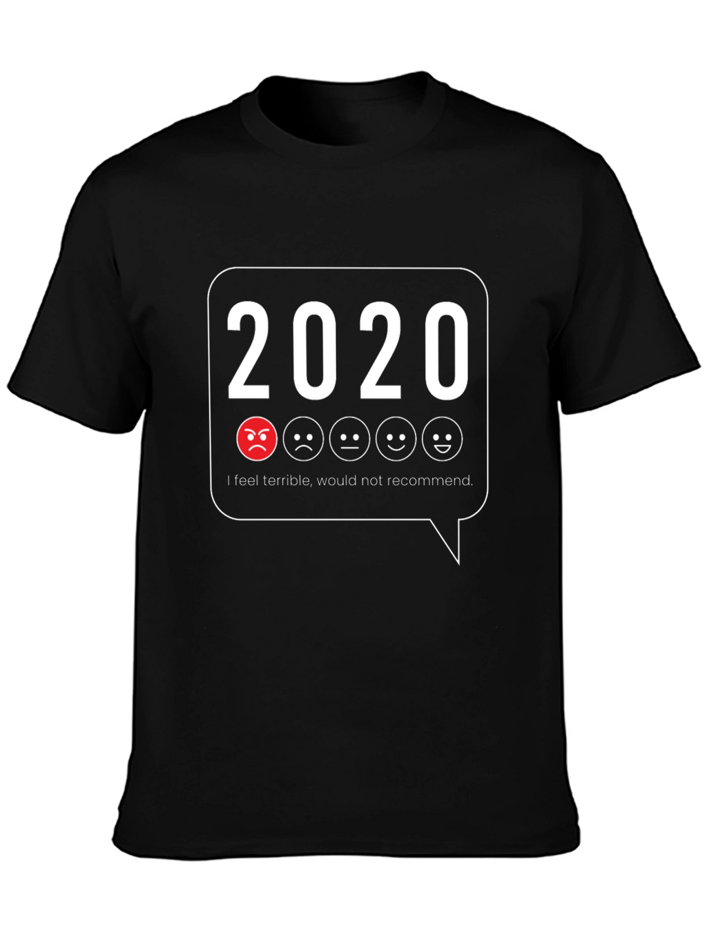 Camiseta Humorística 2020: ¡No la Recomiendo!