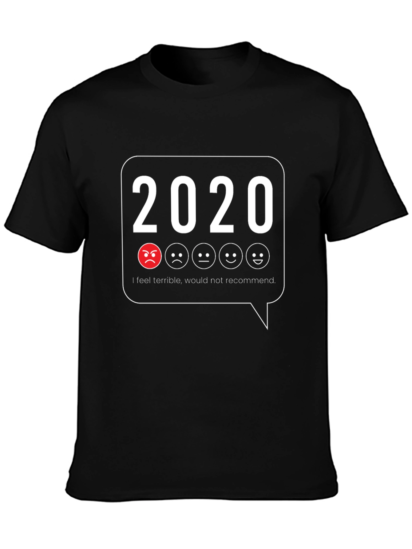 Camiseta Humorística 2020: ¡No la Recomiendo!