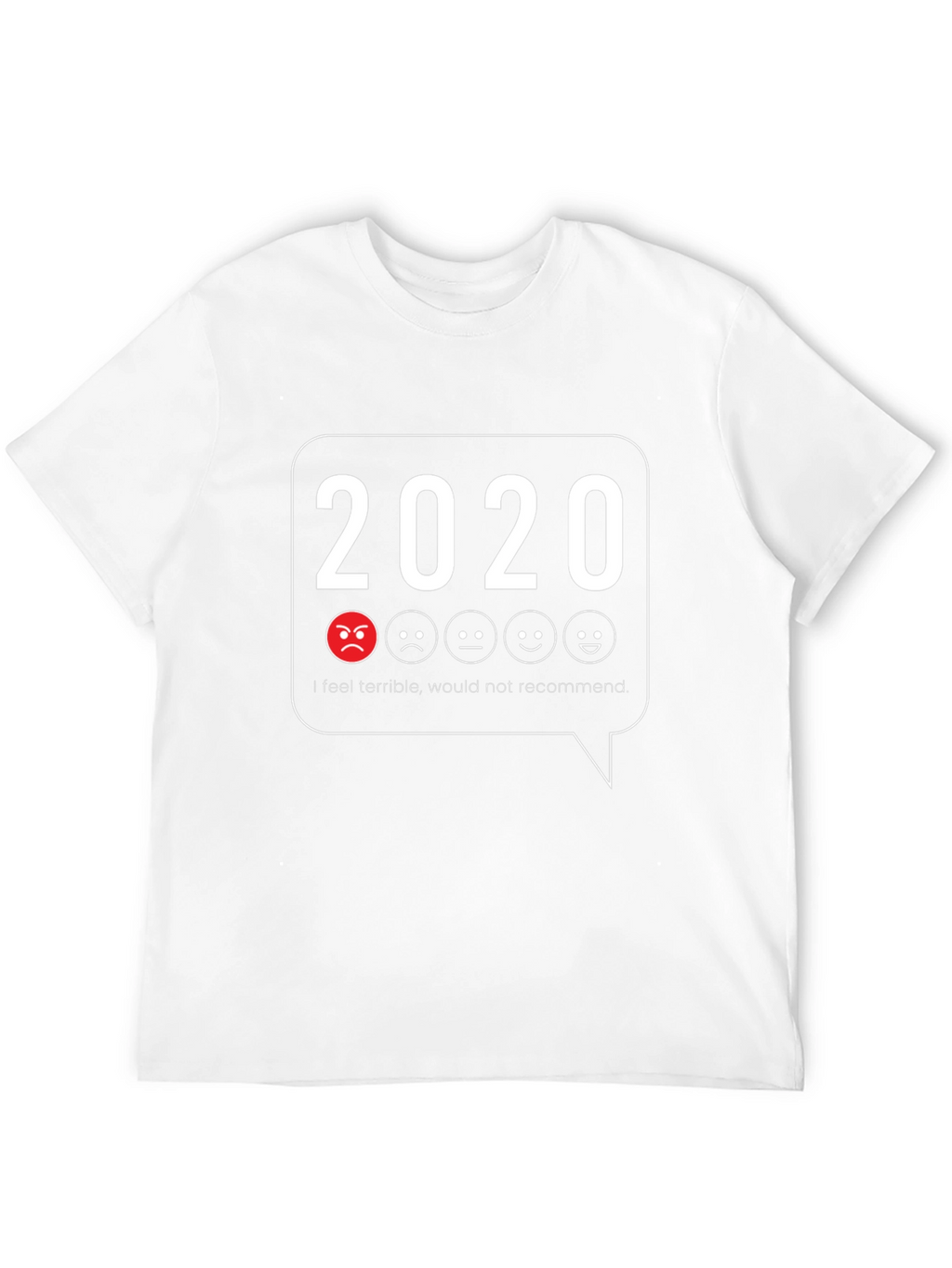 Camiseta Humorística 2020: ¡No la Recomiendo!