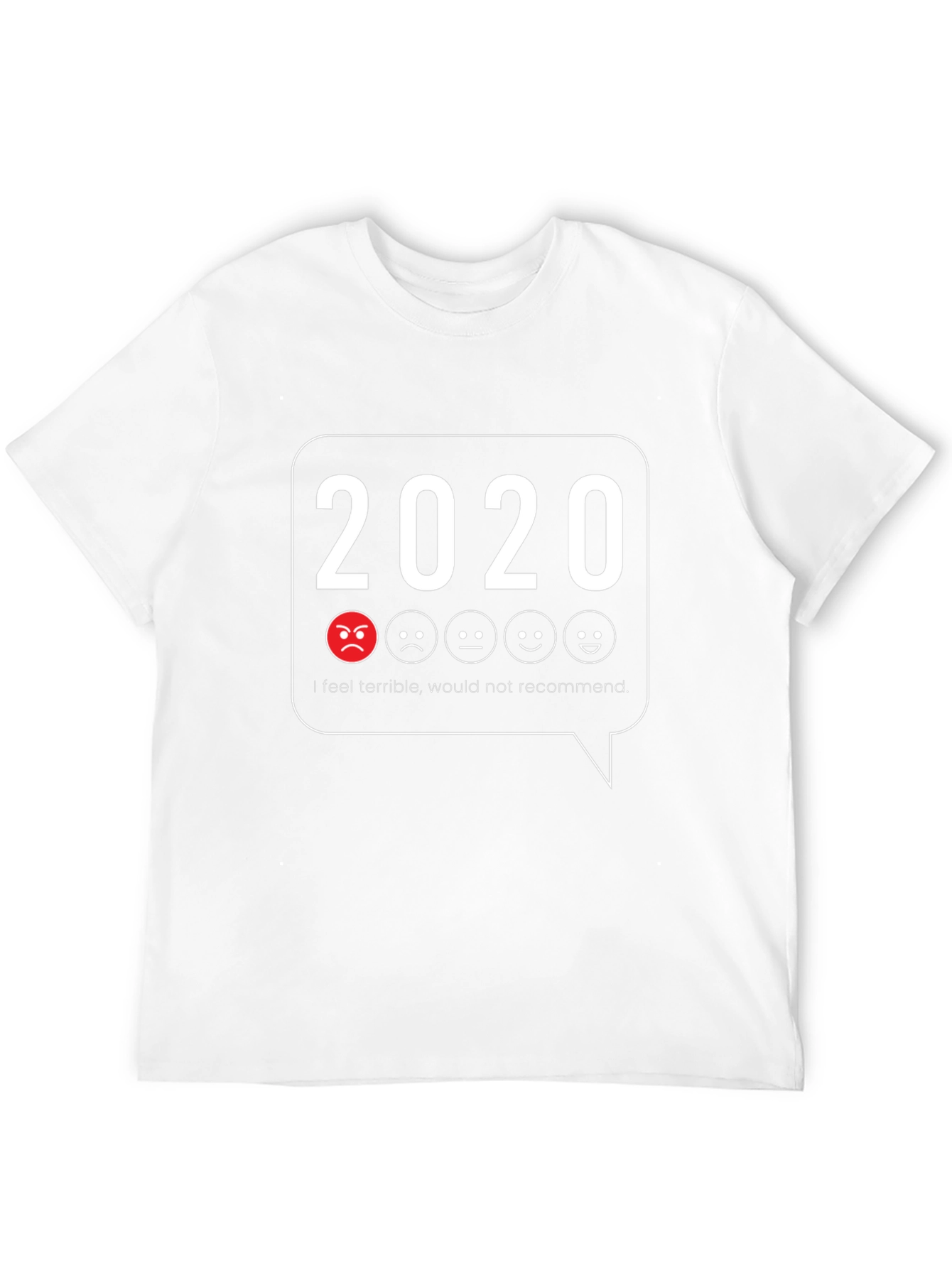 Camiseta Humorística 2020: ¡No la Recomiendo!