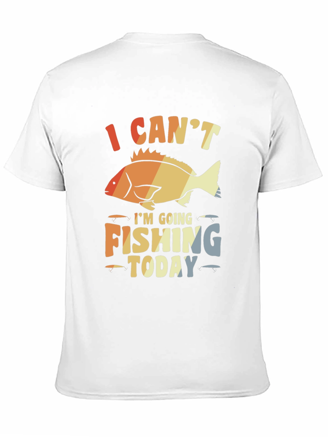 Camiseta Hombre Pesca: No Puedo Hoy Voy a Pescar