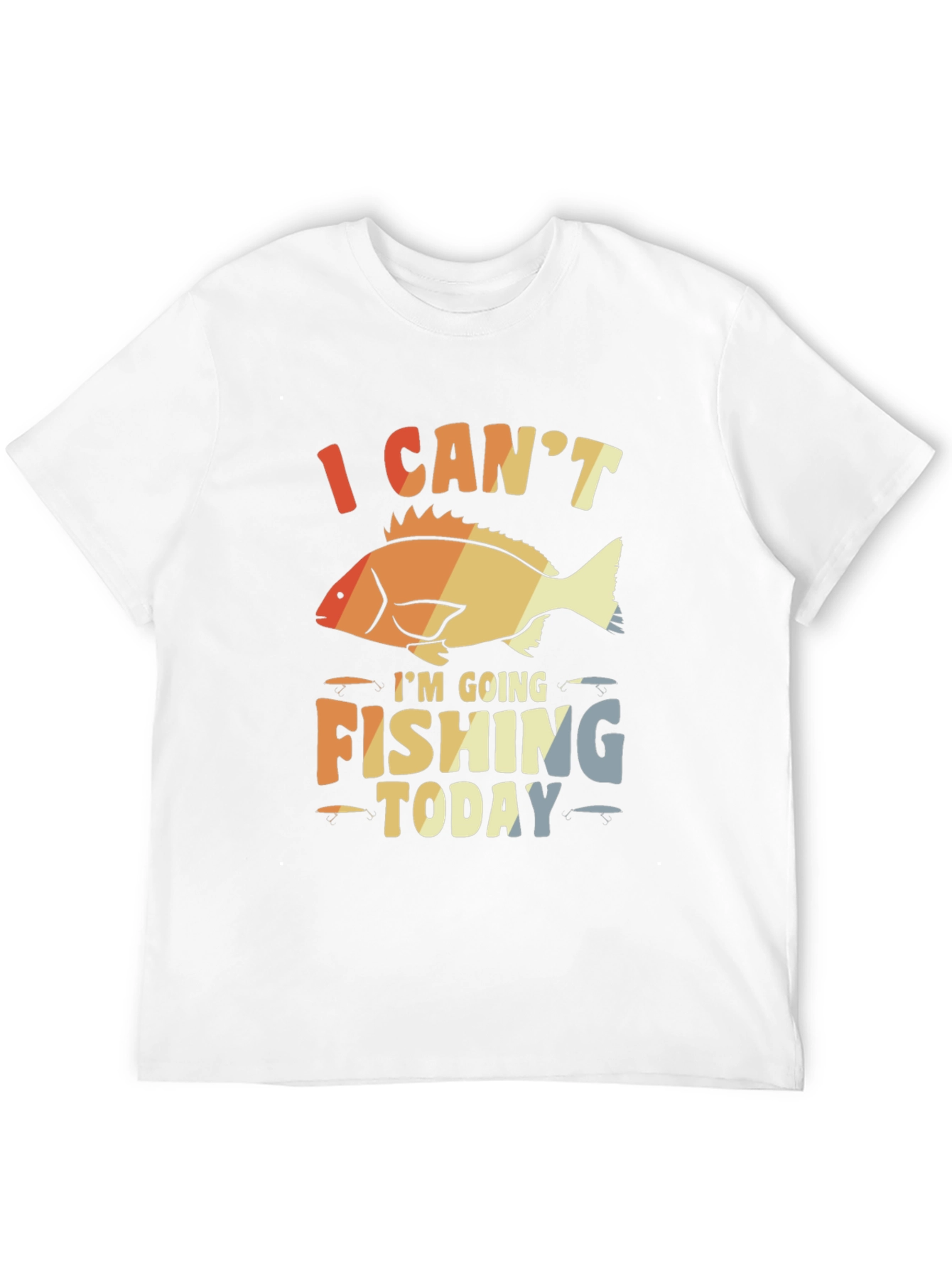 Camiseta Hombre Pesca: No Puedo Hoy Voy a Pescar