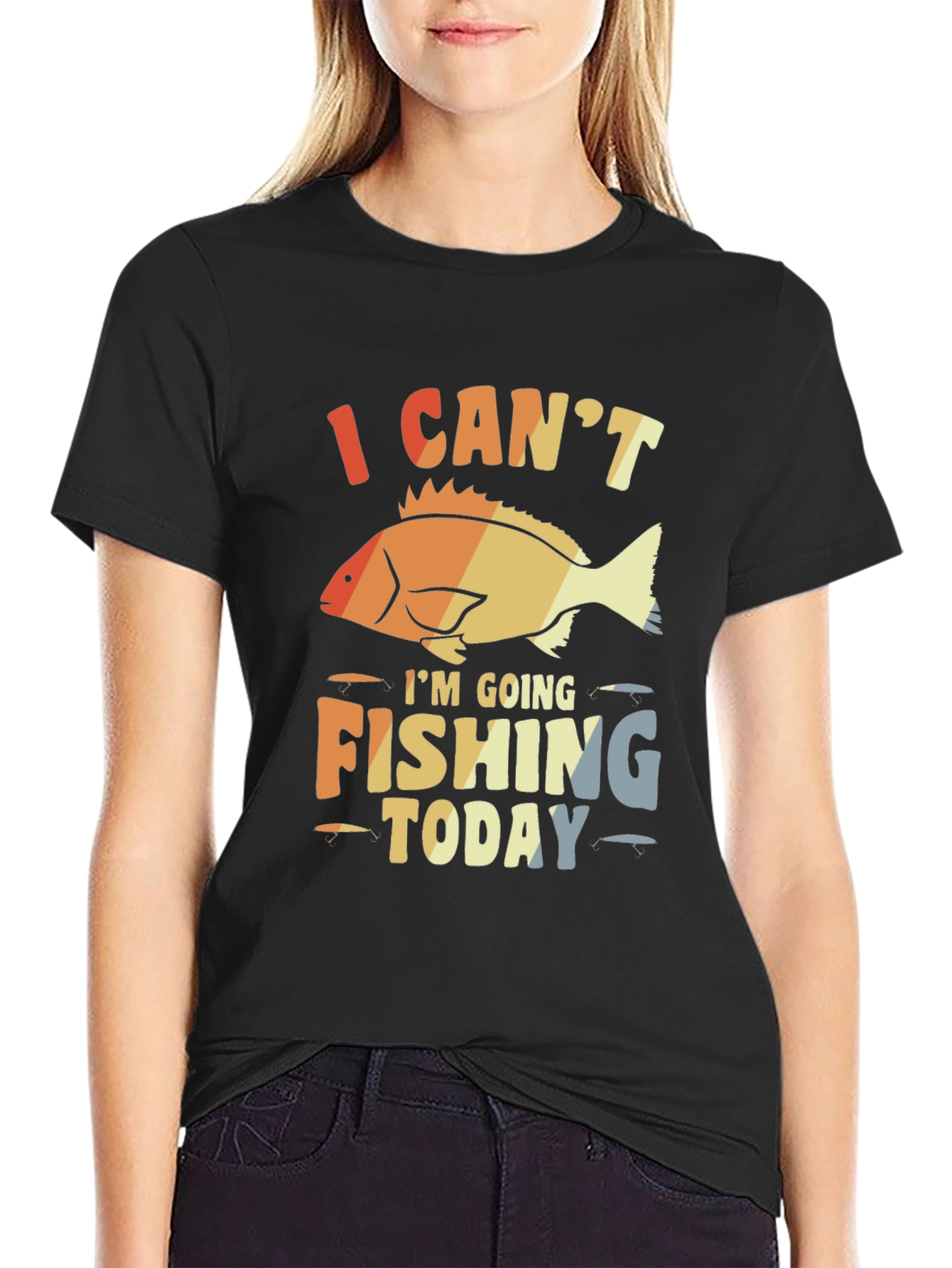 Camiseta Hombre Pesca: No Puedo Hoy Voy a Pescar
