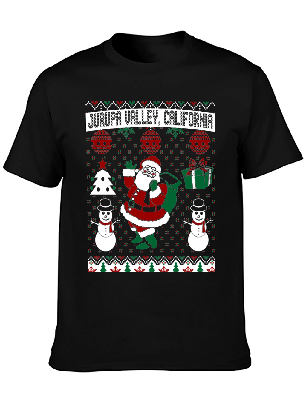 Camiseta Navideña Jurupa Valley California