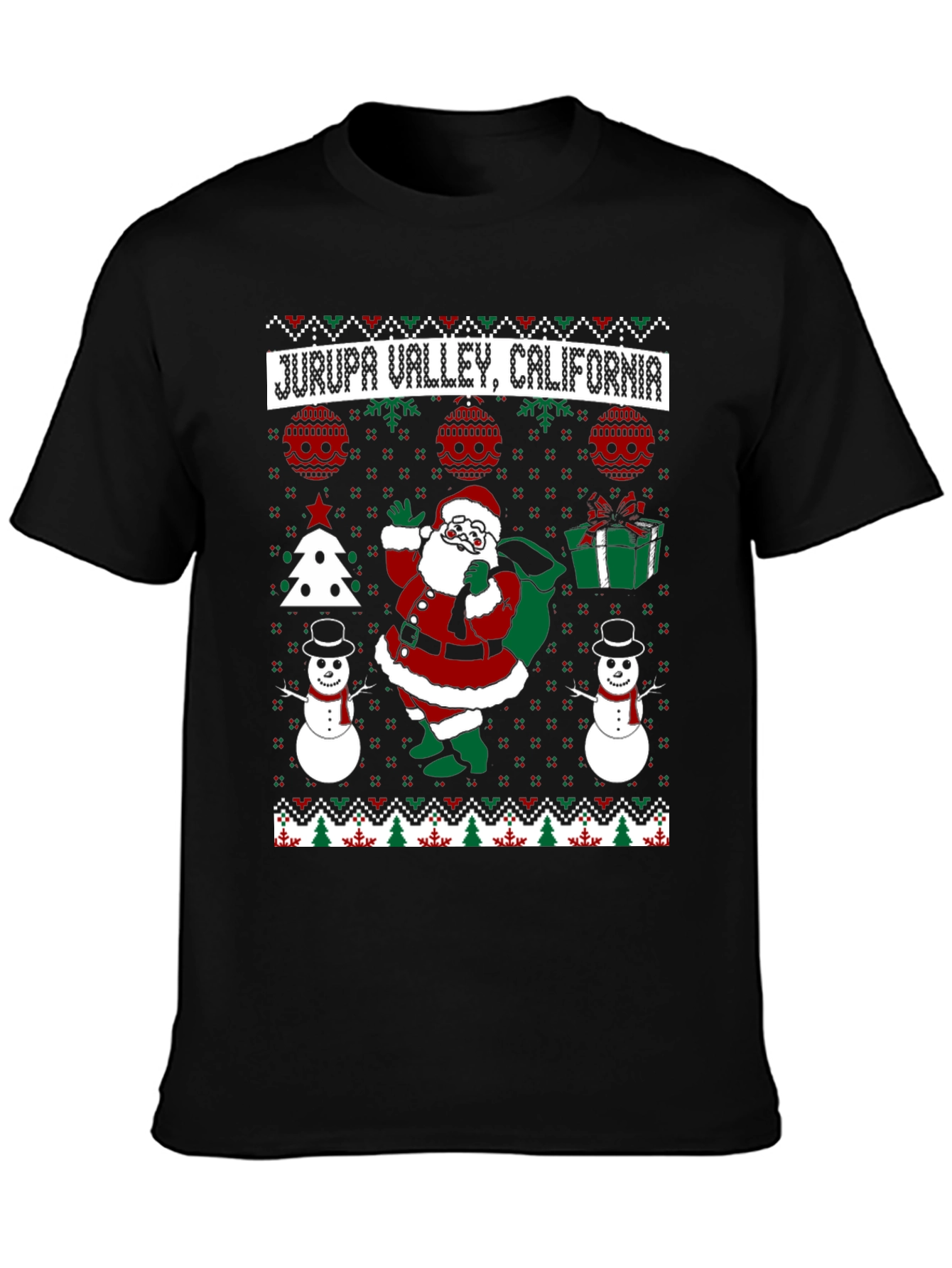 Camiseta Navideña Jurupa Valley California