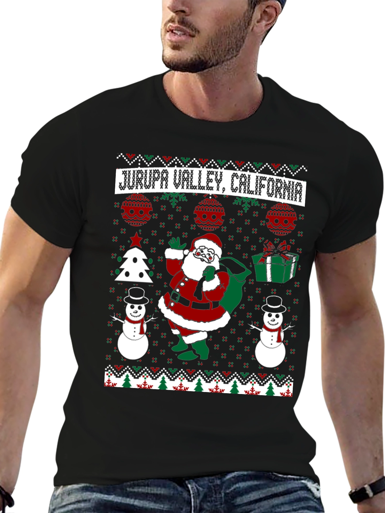 Camiseta Navideña Jurupa Valley California