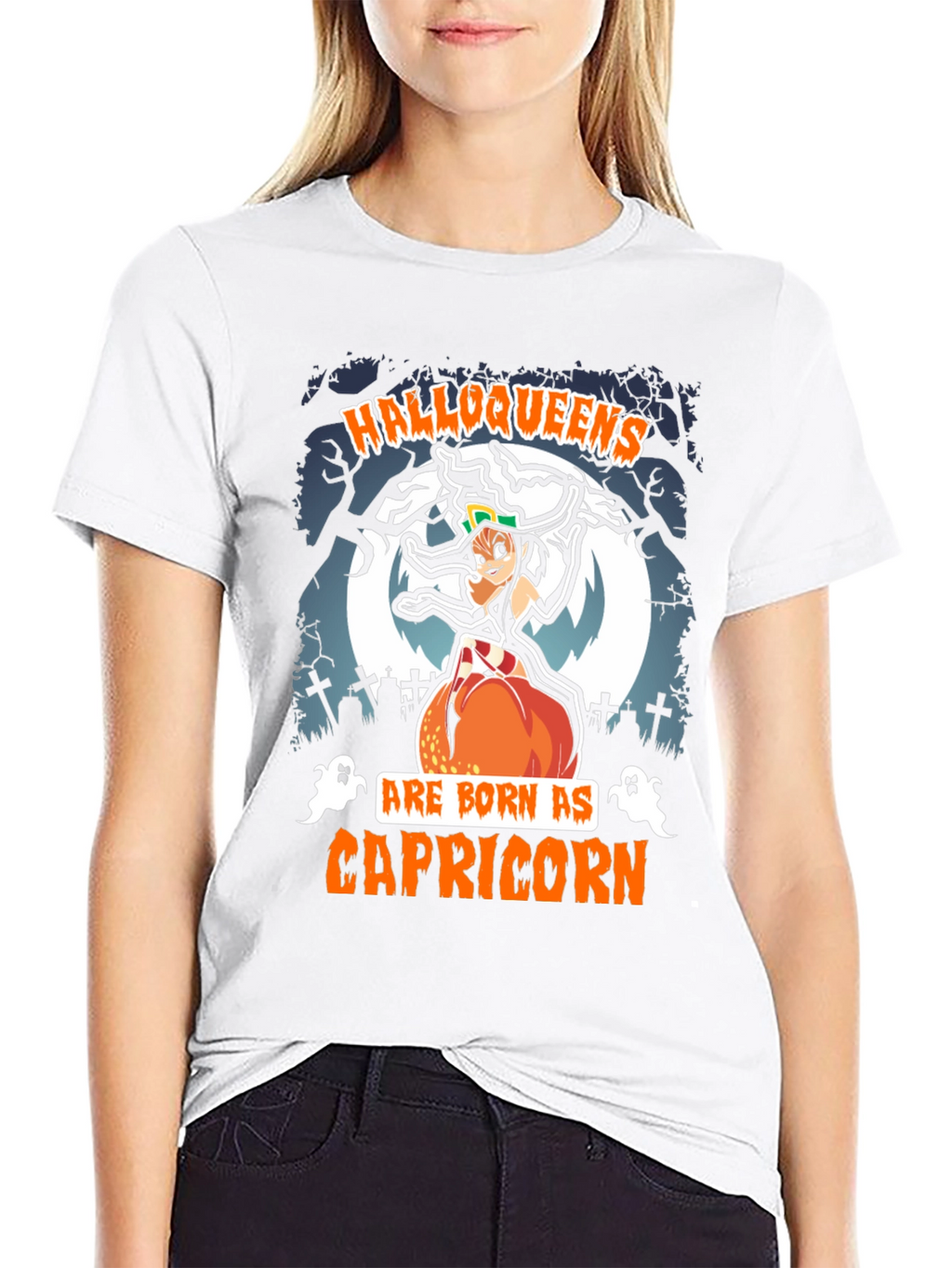 Camiseta Halloweens Capricornio