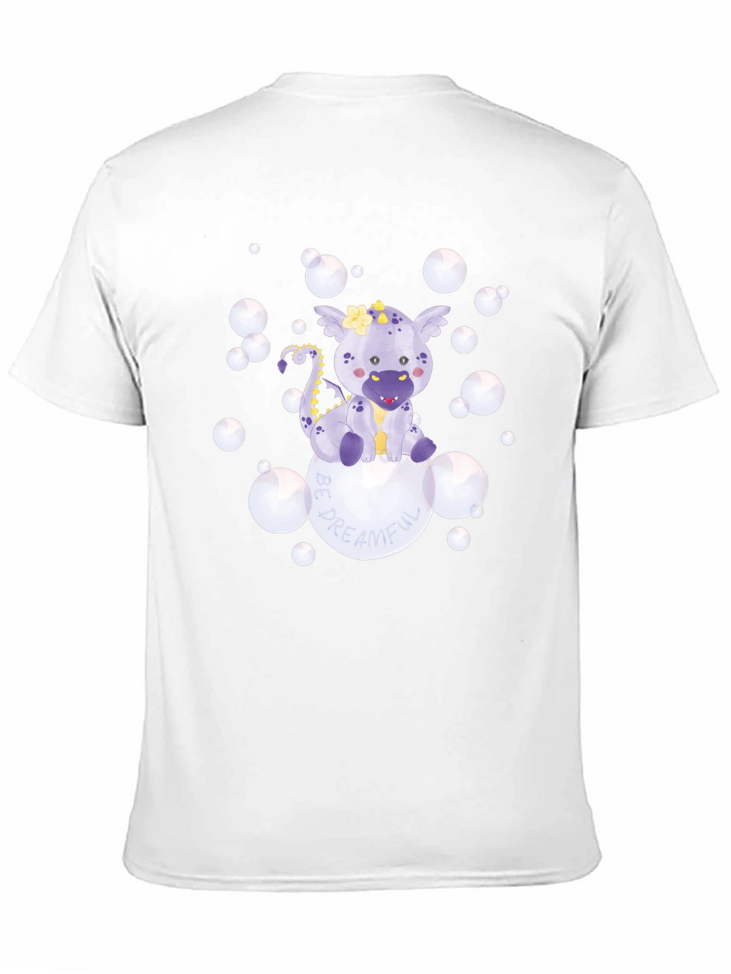 Camiseta Negra con Diseño de Dragón Dreamful