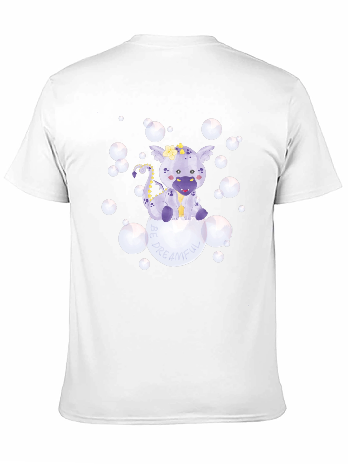 Camiseta Negra con Diseño de Dragón Dreamful