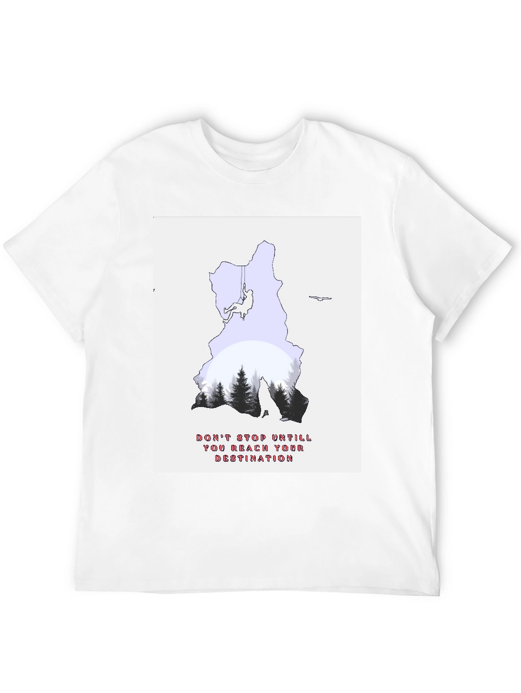 Camiseta Negra con Diseño de Aventura