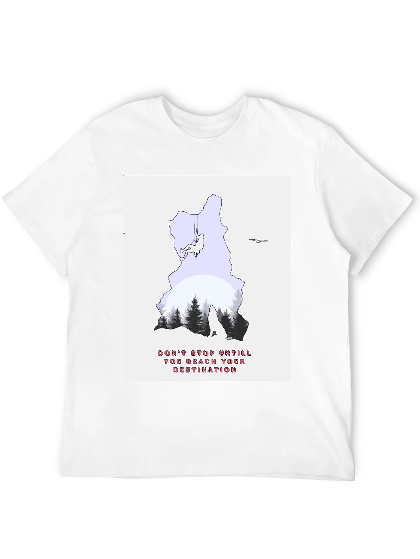 Camiseta Negra con Diseño de Aventura