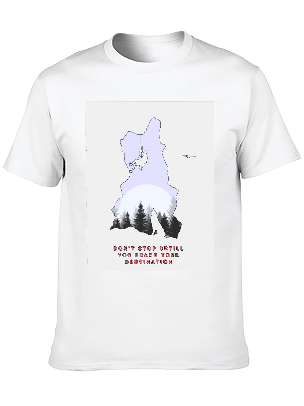 Camiseta Negra con Diseño de Aventura