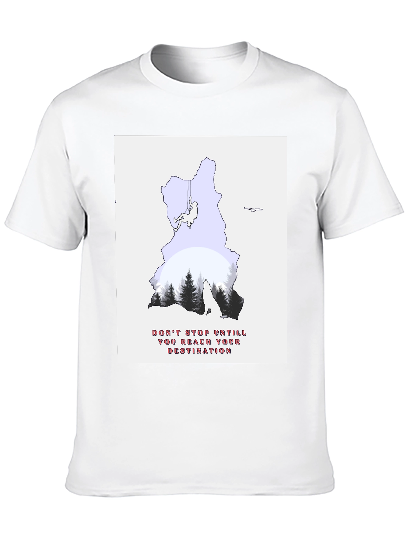 Camiseta Negra con Diseño de Aventura