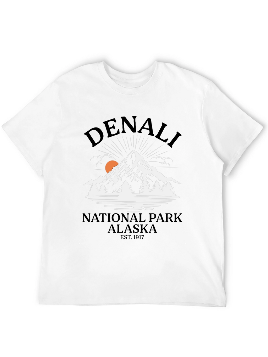 Camiseta Denali National Park Alaska Hombre