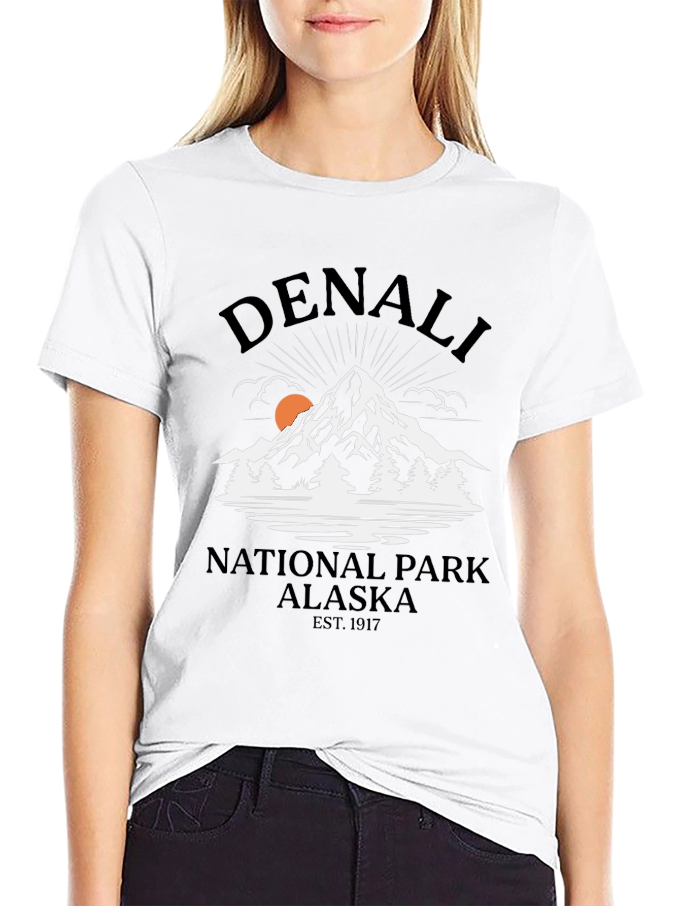 Camiseta Denali National Park Alaska Hombre