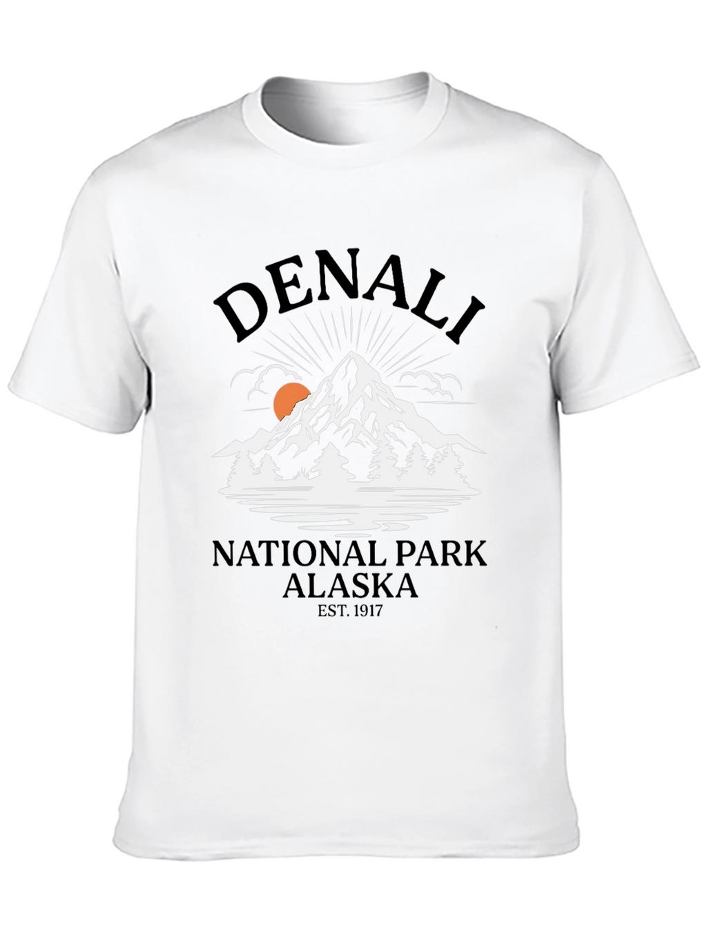 Camiseta Denali National Park Alaska Hombre