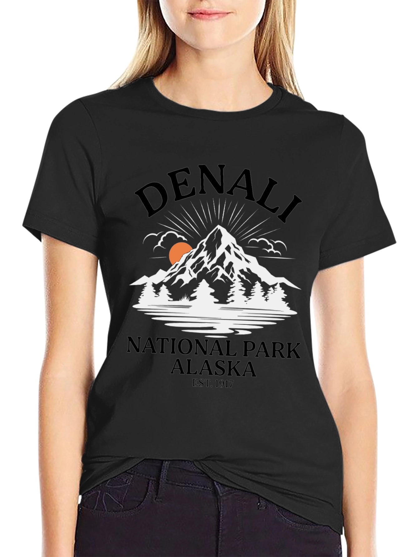 Camiseta Denali National Park Alaska Hombre