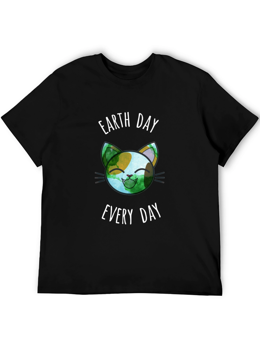 Camiseta Día de la Tierra Gato Ecológico